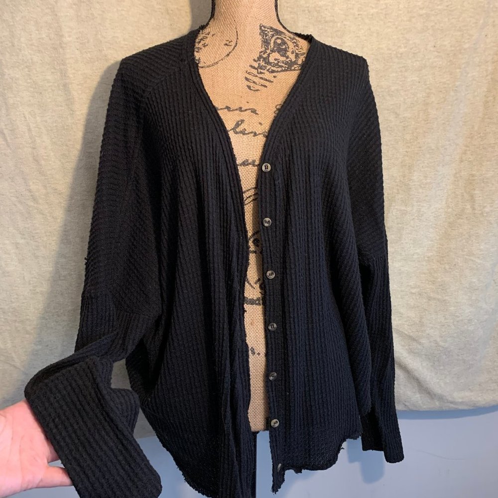 Out From Under Urban Outfitters Waffle Button Down